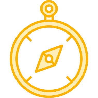 pusula simgesi. pusula vektör simgesini özetle