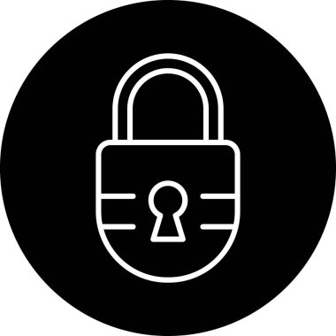 ikon vektör illüstrasyonunu kilitle