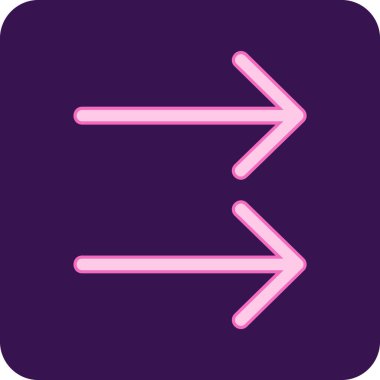 ok simgesi vektör illüstrasyonu