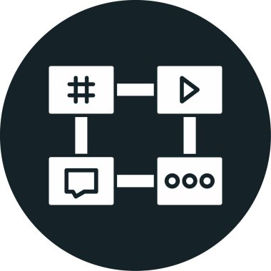 Web simgesi tasarımı vektör illüstrasyonu