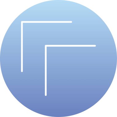 Modern bir simgenin vektör illüstrasyonu