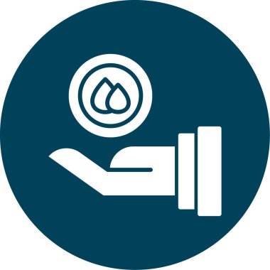 vektör su tasarrufu ico