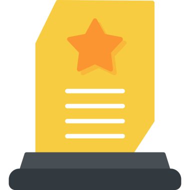 rozet ödülü vektör simgesi