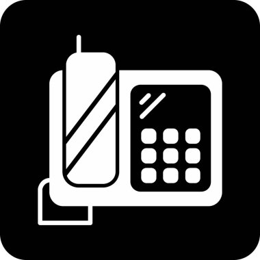 telefon web simgesi, vektör çizim