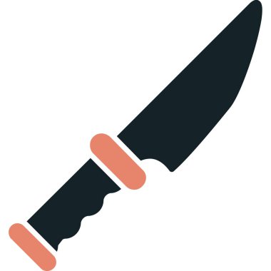 Bıçak. Web simgesi basit illüstrasyon