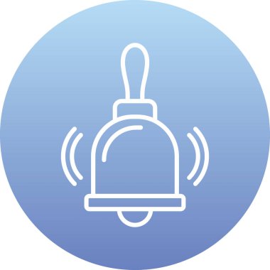Çan simgesi vektör illüstrasyonu