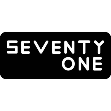 Beyaz arkaplanda yedi gün siyah damga