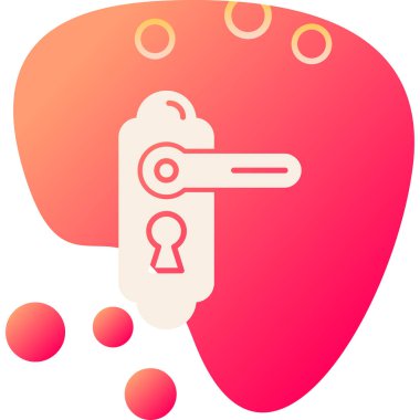 Anahtar simgesi vektör illüstrasyonu