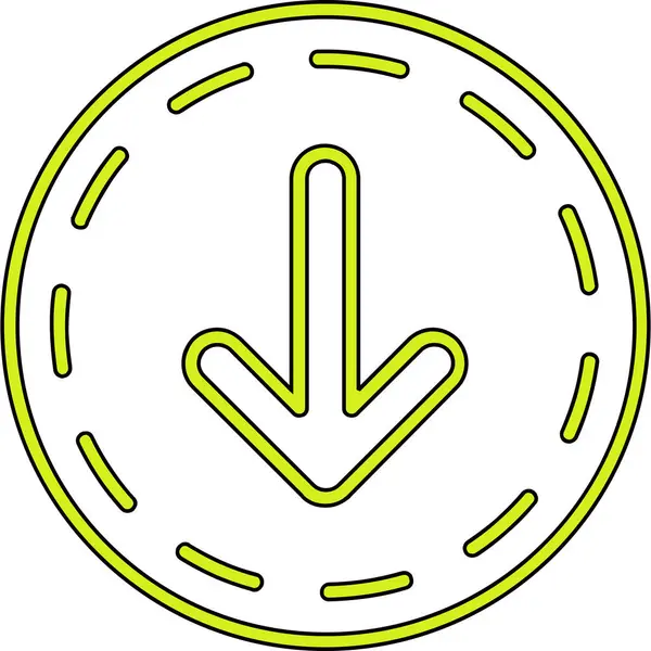 Ok. Web simgesi basit illüstrasyon