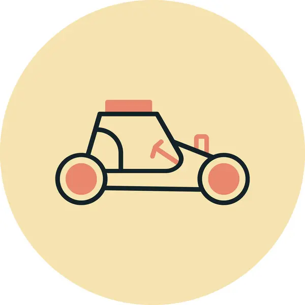 Çemberde basit çizgi film çizimi