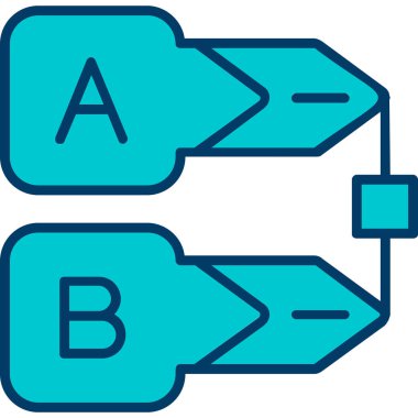 ok simgesi vektör illüstrasyonu