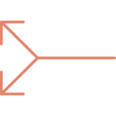 Sağ ok vektör simgesi