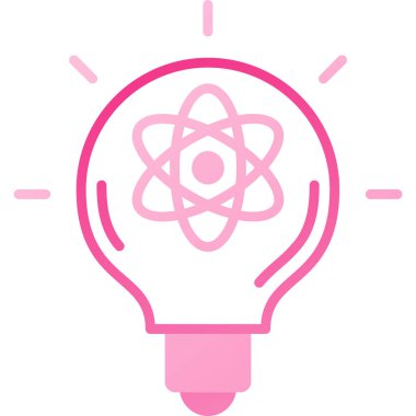 atom. Web simgesi basit tasarım