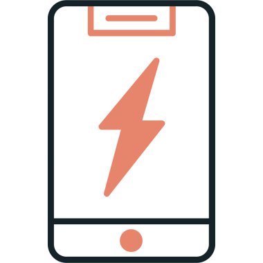 Pil. Web simgesi basit illüstrasyon