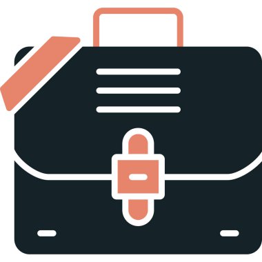 Çanta. Web simgesi basit tasarım