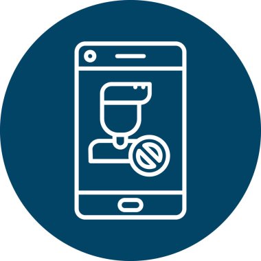 Cep telefonu ve fincanı olan akıllı bir telefon.