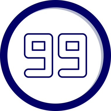 Modern bir simgenin vektör illüstrasyonu