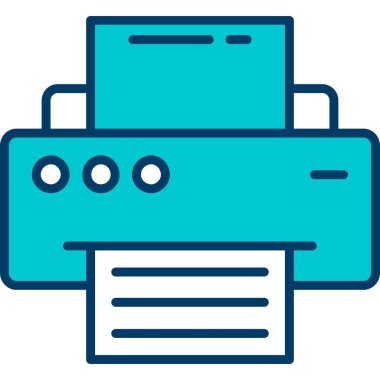 Belge. Web simgesi basit illüstrasyon