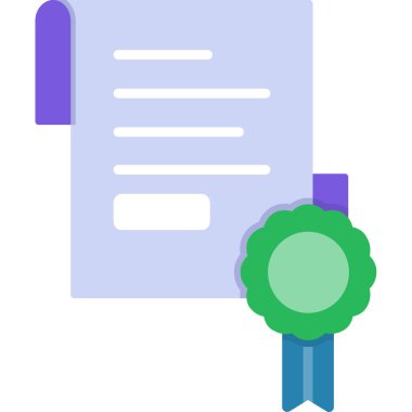 Sözleşme. Web simgesi basit illüstrasyon