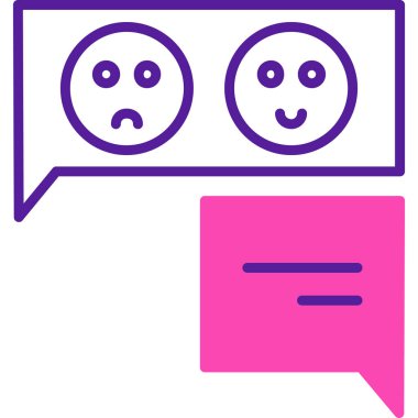 konuşma kabarcığı vektör çizimi