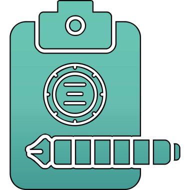 Modern oto tamir simgesinin vektör illüstrasyonu