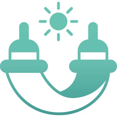 Güneş. Web simgesi basit illüstrasyon