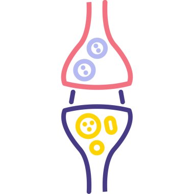 İnsan beyin organı ikonu vektör çizimi çizimi