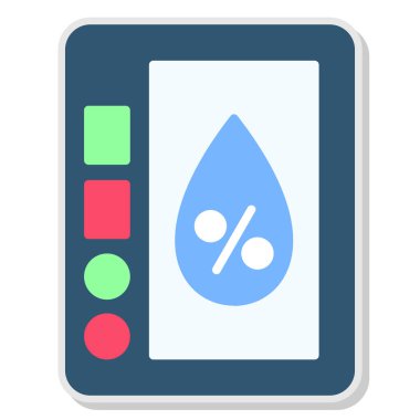 Su damlası. Basit resimleme