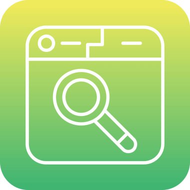 Uygulama modern simgesinin vektör illüstrasyonu