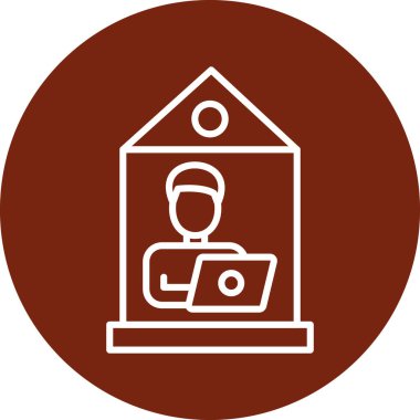 İnsan simgesinin vektör illüstrasyonu