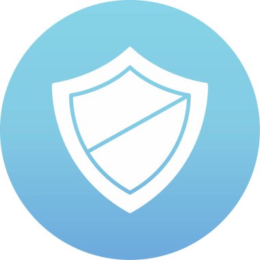 kalkan simgesi, vektör illüstrasyonu