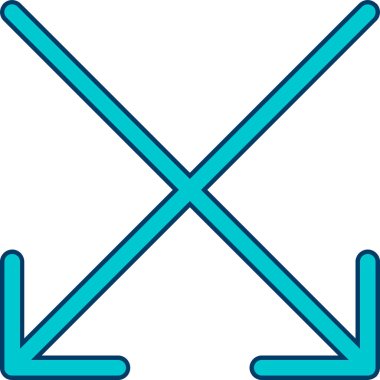 Ok. Web simgesi basit illüstrasyon