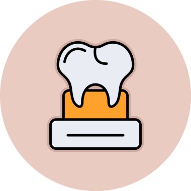 vektör diş simgesi illüstrasyonu