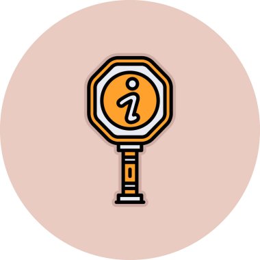 trafik sinyal simgesi vektör illüstrasyonu