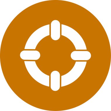 Tek bir simgenin vektör illüstrasyonu