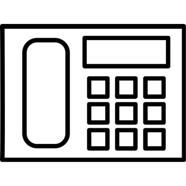 hesap makinesi simgesi, vektör illüstrasyonu