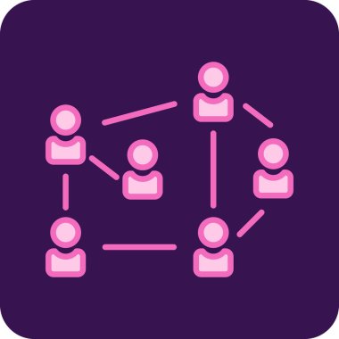 şebeke. Web simgesi basit illüstrasyon