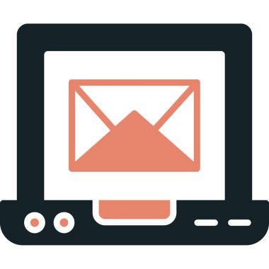 e-posta simgesi doldurulmuş - ana hatlar biçimi