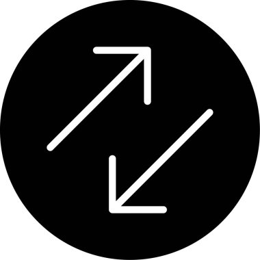 ok yönü simgesi ana hat biçiminde