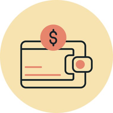 Fatura. Web simgesi basit illüstrasyon