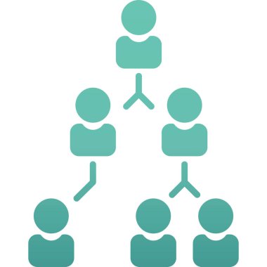 İnsan simgesinin vektör illüstrasyonu