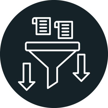 Veri analizi vektör illüstrasyonu