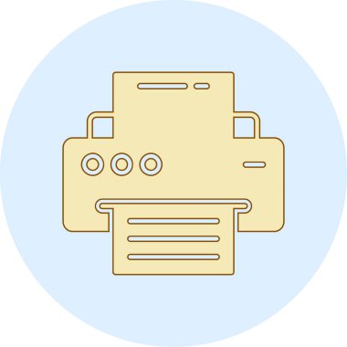 Dosya modern simgesinin vektör illüstrasyonu