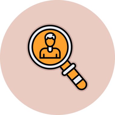 Ara. Web simgesi basit illüstrasyon