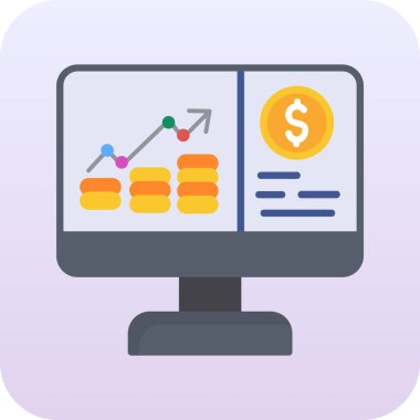 İş analizi vektör simgesi