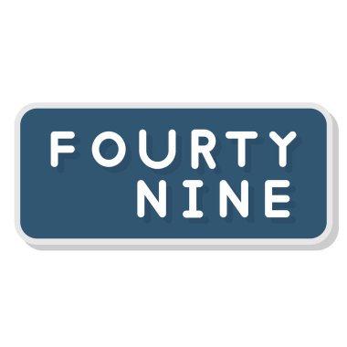 modern dört numaralı logo