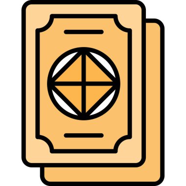 Kitap. Web simgesi basit illüstrasyon