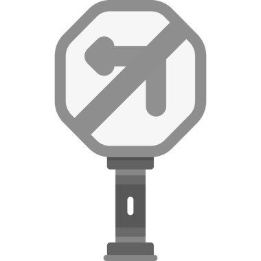 Tek izole edilmiş simgenin vektör illüstrasyonu