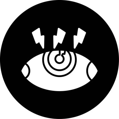 Göz simgesi vektör illüstrasyonu