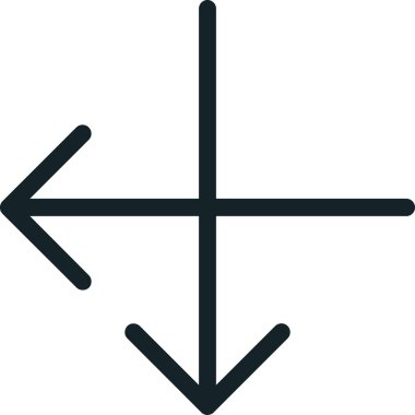 yön ok vektör simgesi